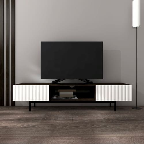 Тумба под телевизор «Модерн» ТГ-01В/Б Белый