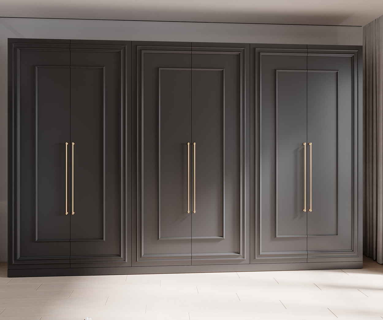 Шкаф с молдингом TSS-09 - фото 2 | «TSS Mebel»