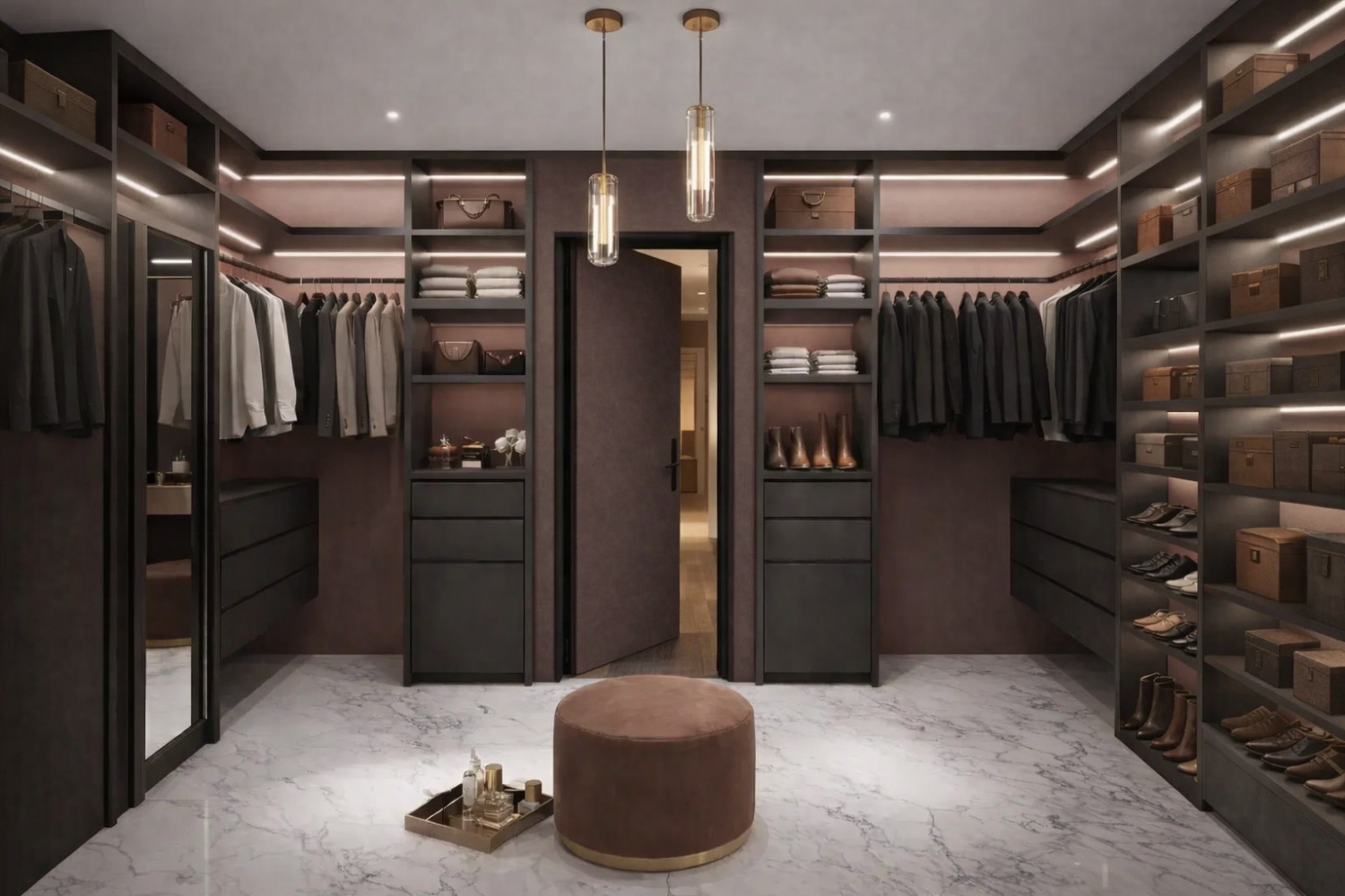 Гардеробная TSS-2562 - фото 1 | «TSS Mebel»