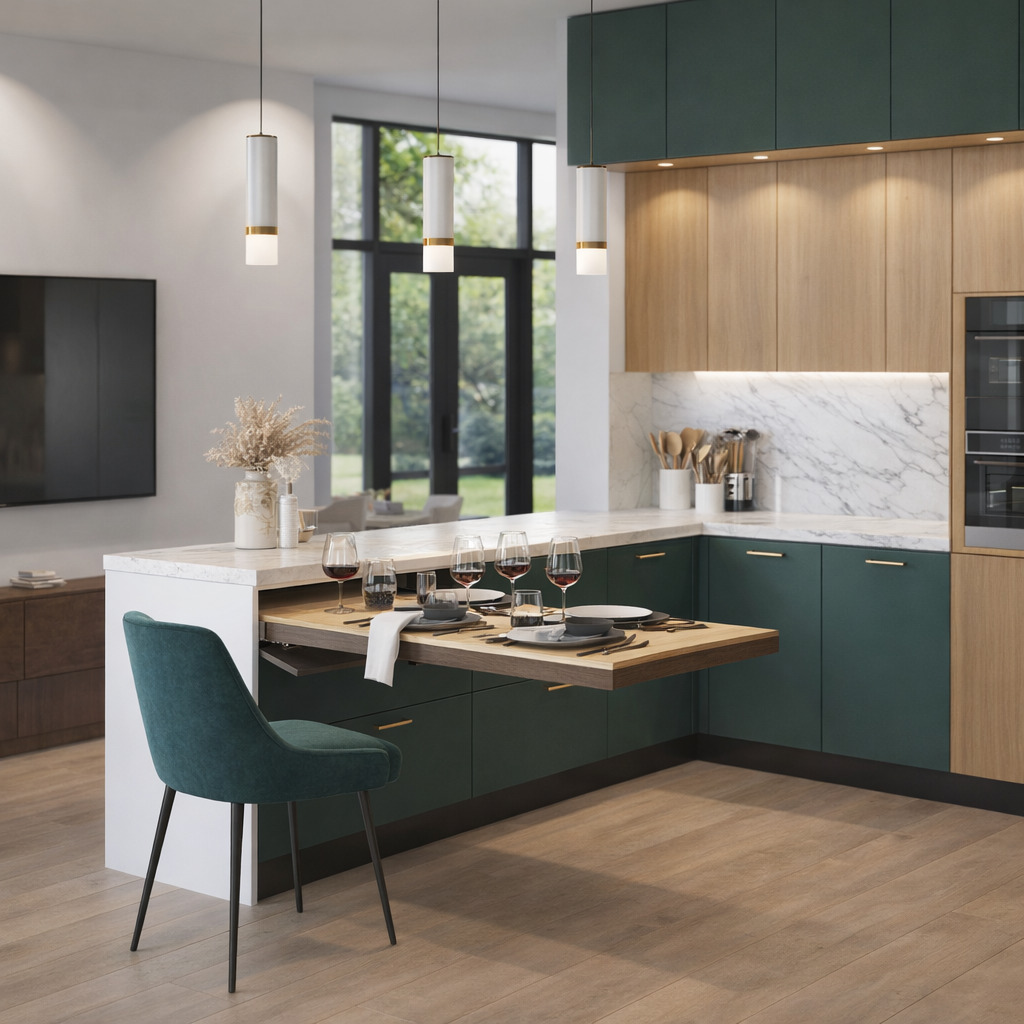 Кухня с системой трансформации 02 - фото 1 | «TSS Mebel»