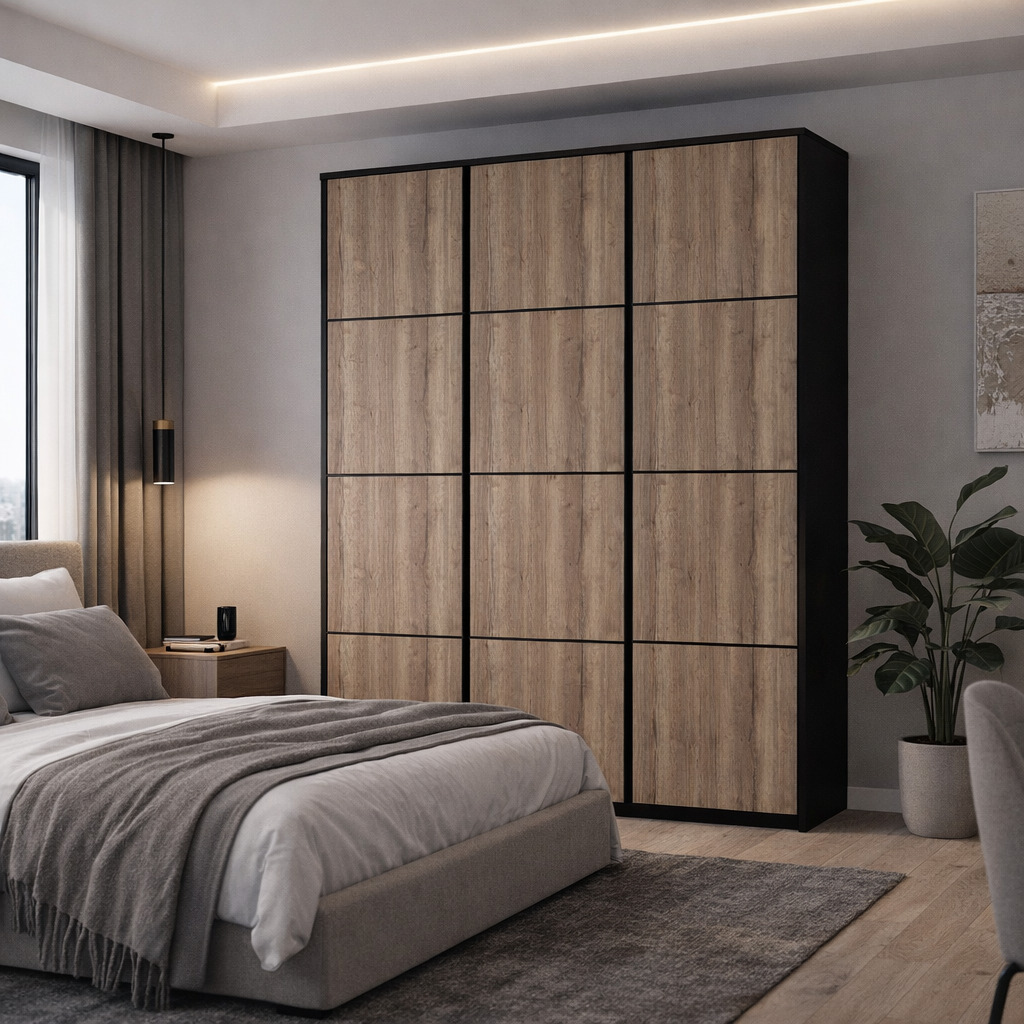 Шкаф-купе Дуб Галифакс табак - фото 1 | «TSS Mebel»