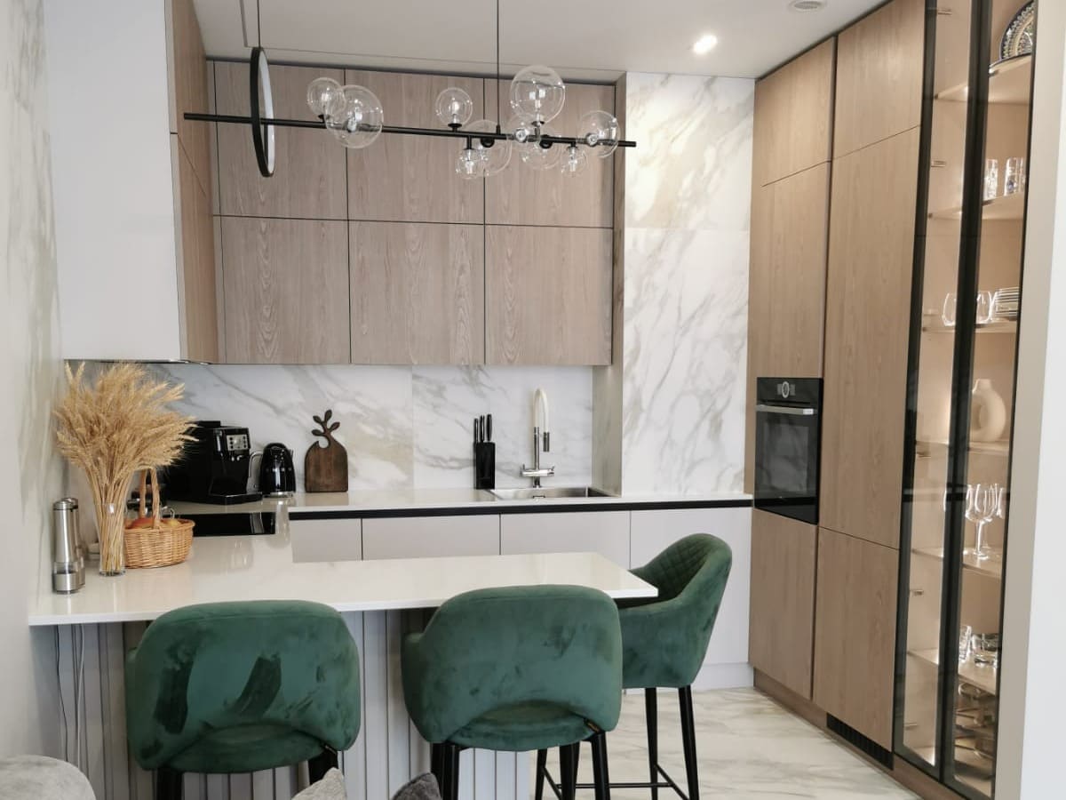 Кухня AZIMUT S040, заказать по индивидуальным размерам недорого в Москве, цены