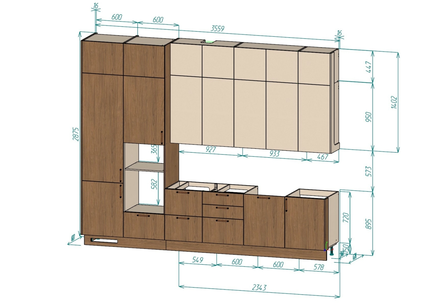 Кухня EGGER 2607 - фото 2 | «TSS Mebel»